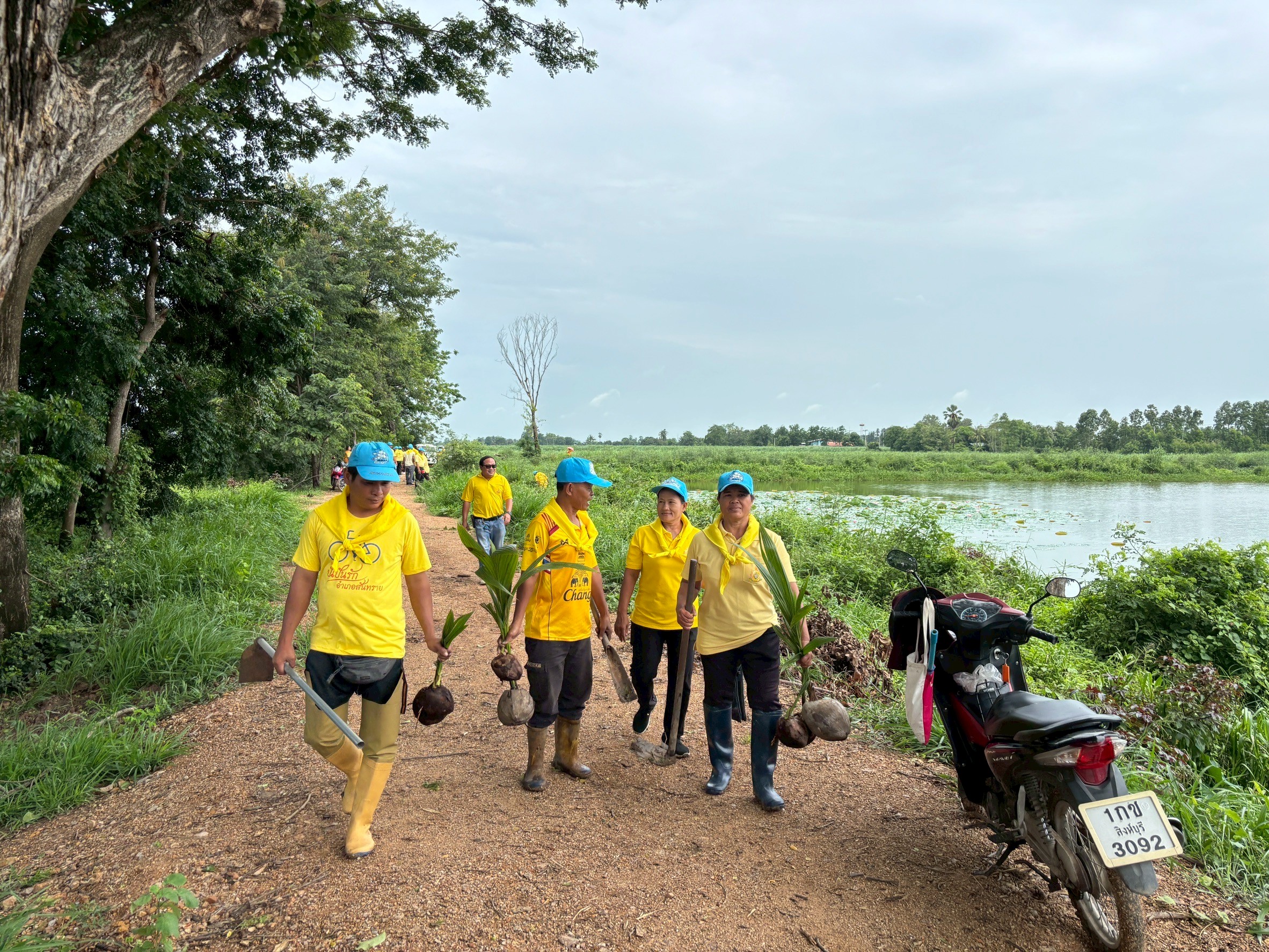 โครงการส่งเสริมกิจกรรมทางนี้มีผล ผู้คนรักกัน ณ ตำบลสิงห์ อำเภอบางระจัน จังหวัดสิงห์บุรี