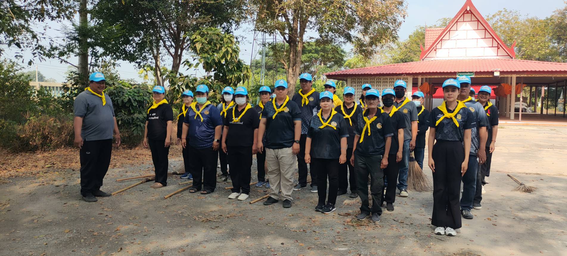 กิจกรรมจิตอาสา "เราทำความดี ด้วยหัวใจ " วัดดอนกระเชา หมู่ที่ 3 ตำบลเชิงกลัด อำเภอบางระจัน